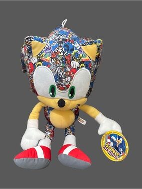 Sonic the Hedgehog Sticker Bomb Plush, large
